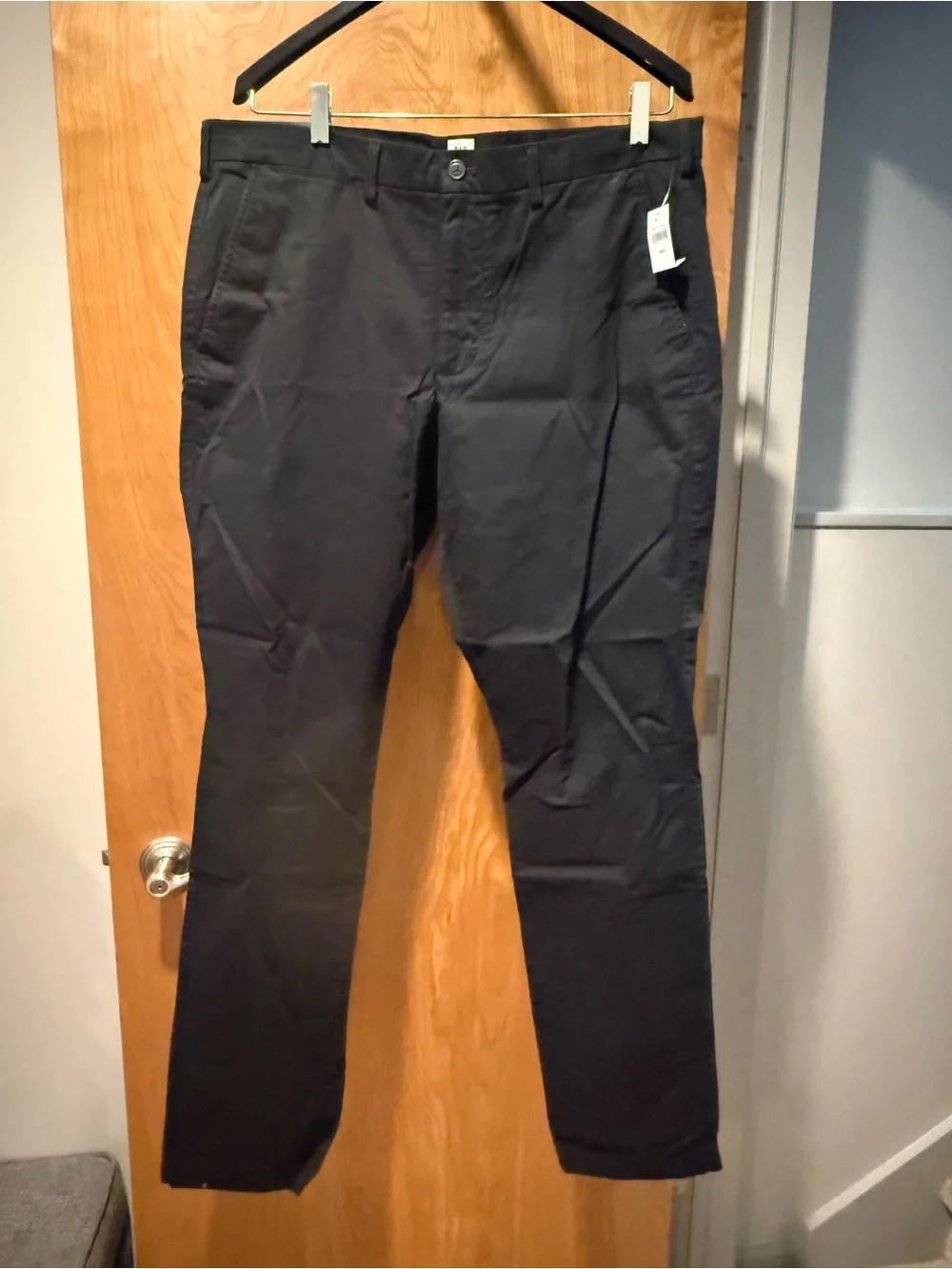 GAP Men's Black Chinos - Straight Casual Trousers